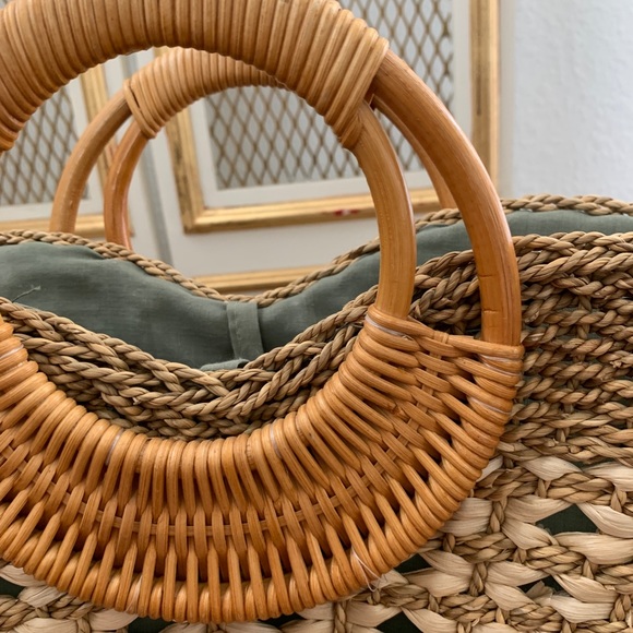 XSetmar Straw Bag Lined Multi Color - Picture 10 of 10